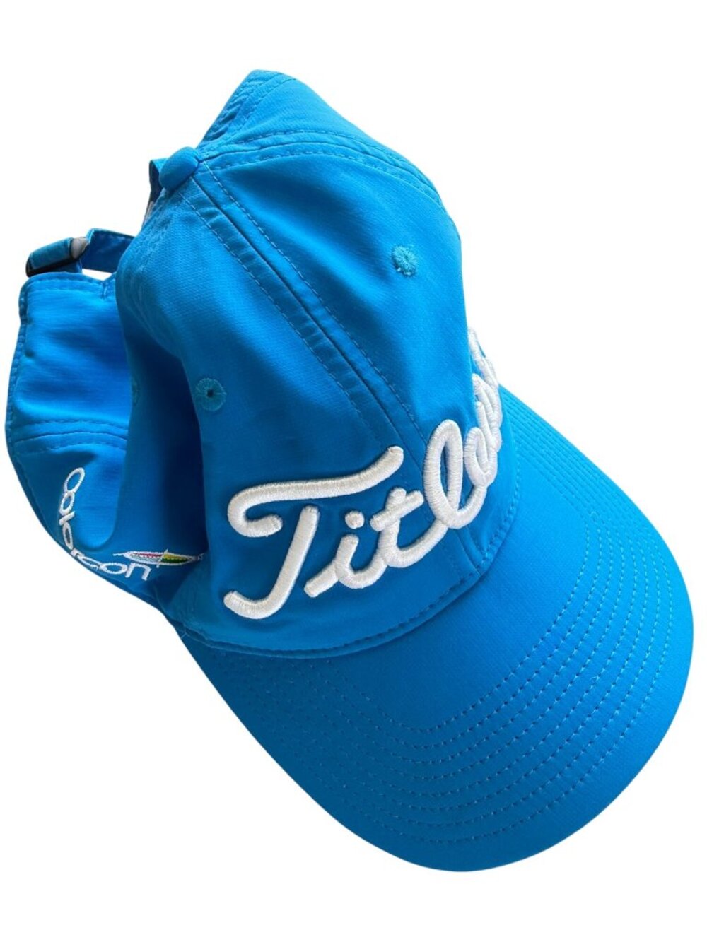 Titleist Blue Adjustable Golf Hat With Embroidered Logo Lightweight & Breathable - Picture 2 of 9